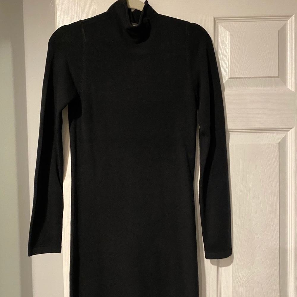 French connection black sweater dress